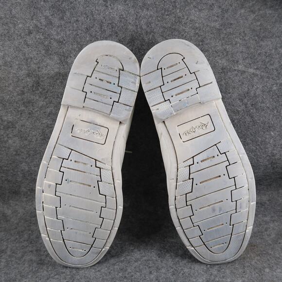 Rockers Shoes Mens 10 Derby Oxford Classic White Lace Up Dress Retro Vintage - Picture 10 of 11